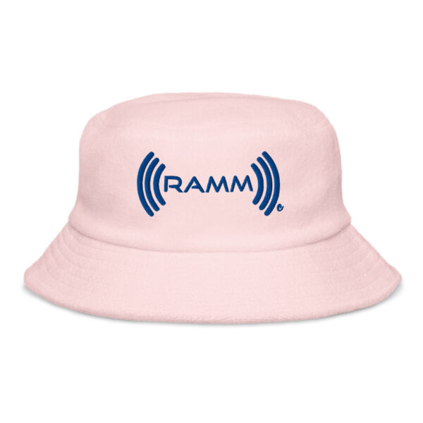Unstructured terry cloth bucket hat - Image 2