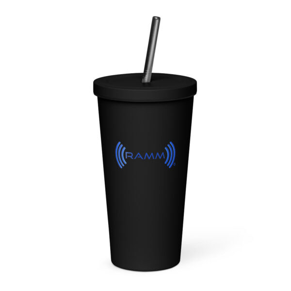 Insulated tumbler with a straw - Image 2