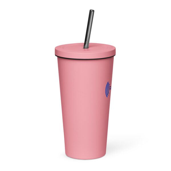 Insulated tumbler with a straw - Image 12